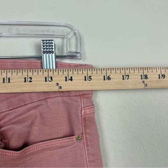 Frame Size 30 Le Crop Mini Boot Cut Crop Jeans Peony Pink - Picture 7 of 11
